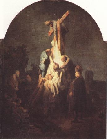 REMBRANDT Harmenszoon van Rijn The Descent from the Cross (mk33) China oil painting art